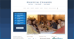 Desktop Screenshot of manheimchamber.com